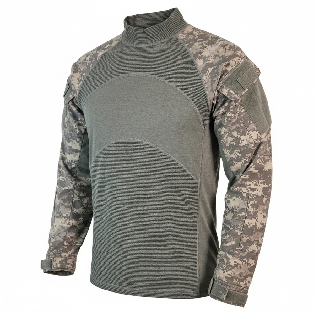 Massif OCP Army Combat Shirt Mens XL ACU Digital Camo FR Tactical Elbow Patches